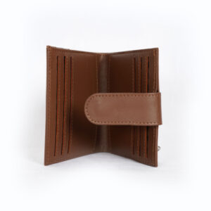 Leather Card Wallet - Light Brown