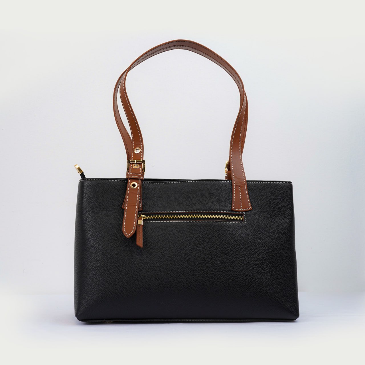 Leather Tote Bag – Black | Libera