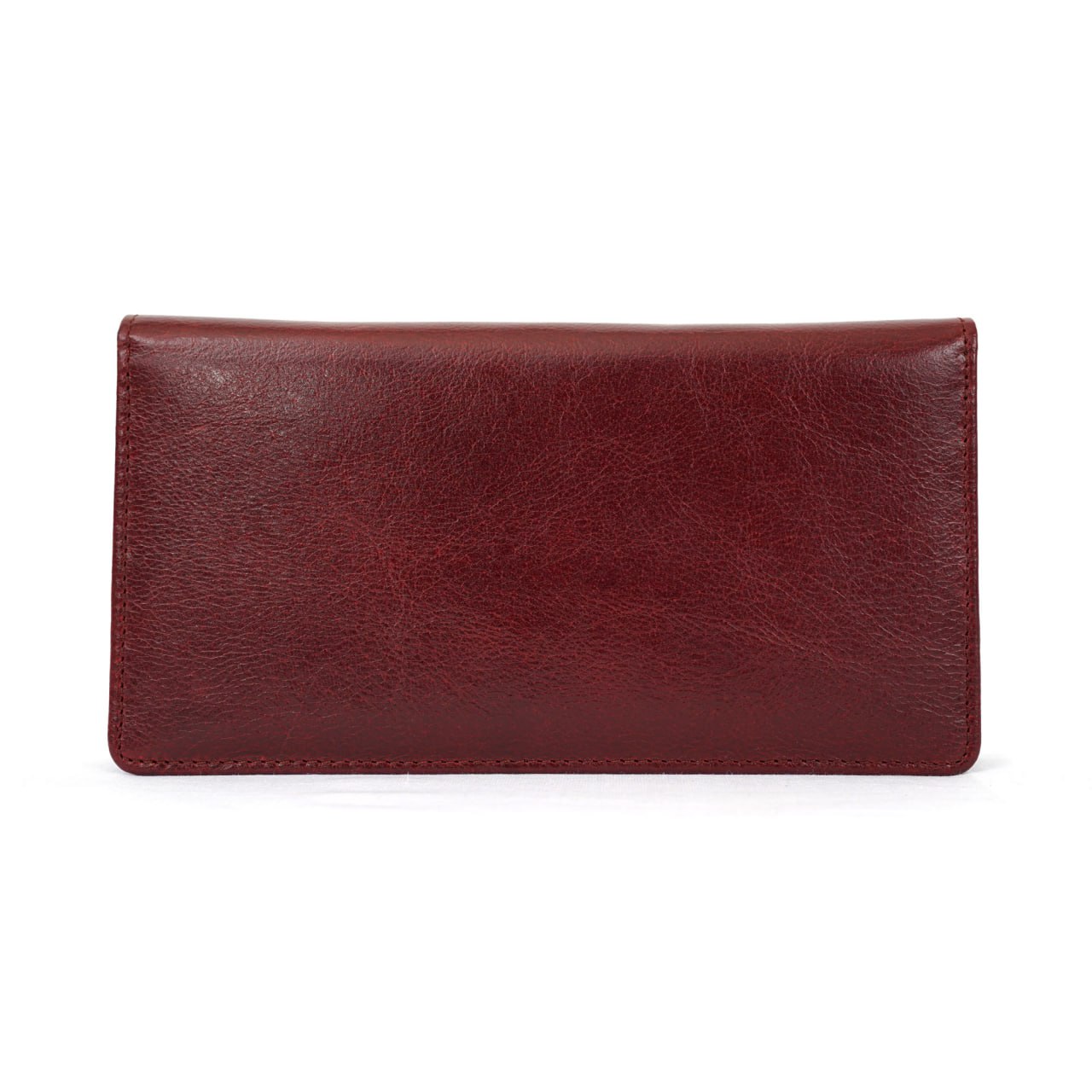 Leather Long Wallet – Burgundy | Libera