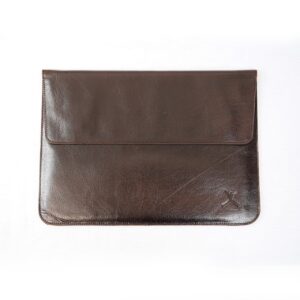 Leather Laptop Sleeve - Coffee Brown