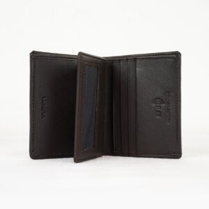 Leather Card Wallet - Coffee Brown