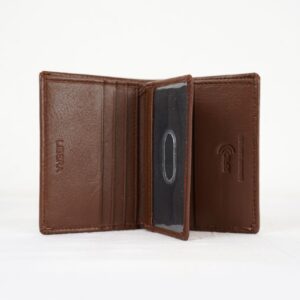 Leather Card Wallet - Tan