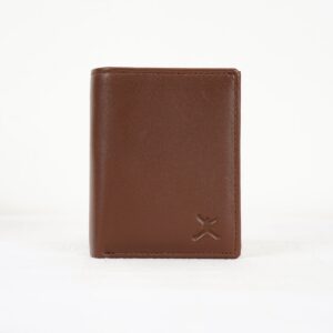 Leather Card Wallet - Tan