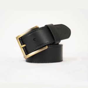 Gents Casual Leather Belt - Black