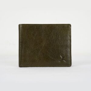 RFID Leather Wallet - Reseda Green