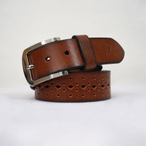 Gents Casual Leather Belt - Tan