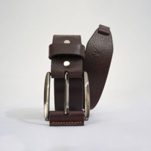 Gents Casual Leather Belt - Coffee Brown