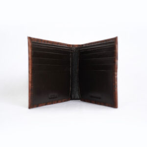 Crocodile Effect RFID Wallet - Tan Brown