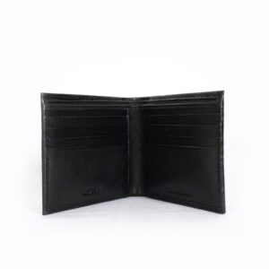 Crocodile Effect RFID Wallet - Black