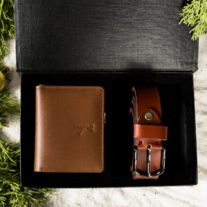 Ladies 2 Piece Gift Pack (Ladies Wallet + Casual Belt)