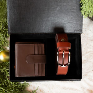 Ladies 2 Piece Gift Pack (Card Wallet + Casual Belt)