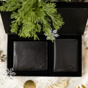 Gents 2 Piece (RFID Leather Wallet + Card Wallet)