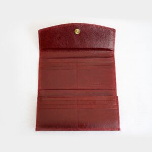 Leather Ladies Purse - Maroon