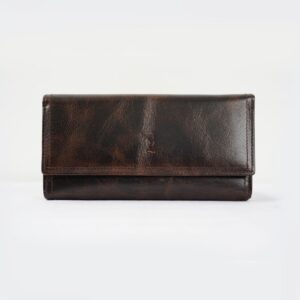 Leather Ladies Purse - Coffee Brown