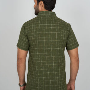 Regular Fit Cotton Checks - Green