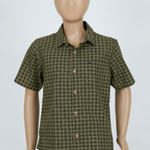 Cotton Printed Boys Shirt - Green