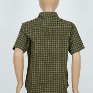 Cotton Printed Boys Shirt - Green