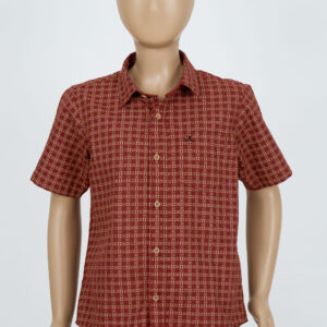 Cotton Printed Boys Shirt - Red