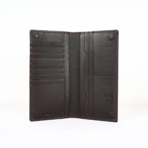 Leather Long Wallet - Coffee Brown