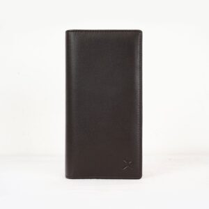 Leather Long Wallet - Coffee Brown